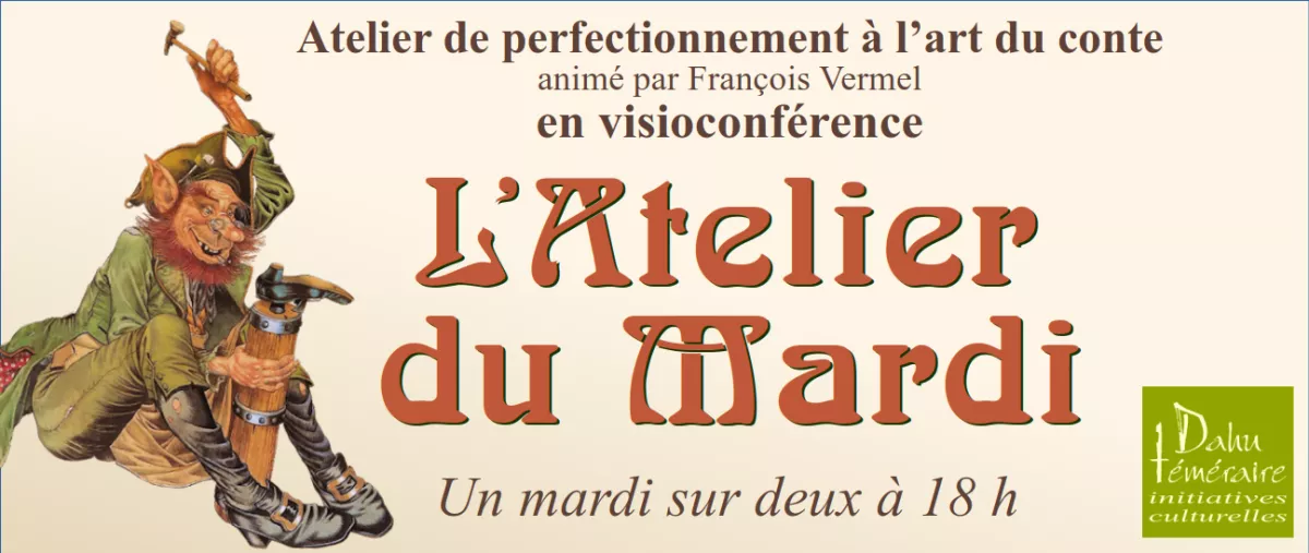Nouveau ! Atelier conte en ligne, un mardi sur deux